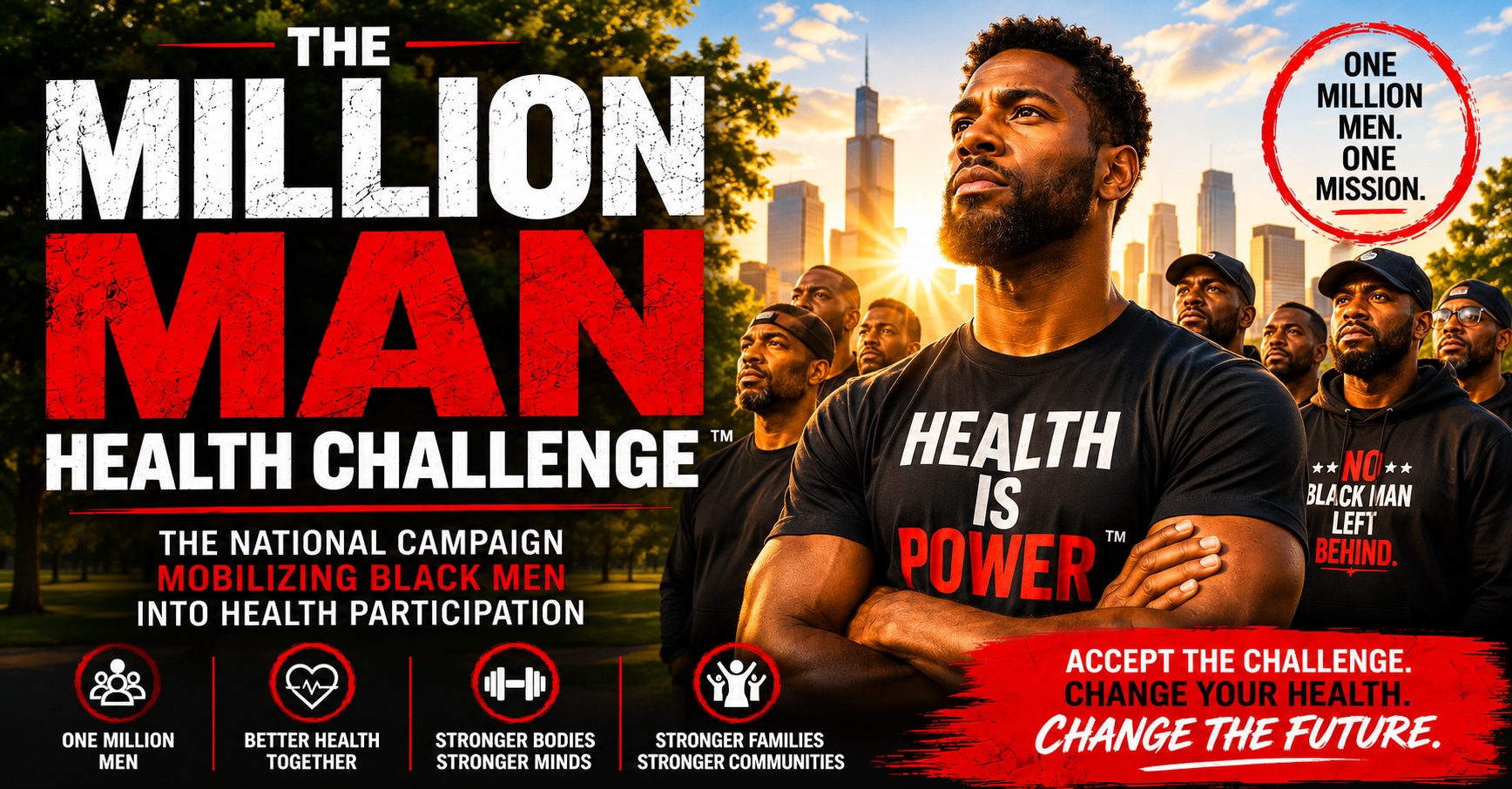 The Million Man Health Challenge — mobilizing Black men into preventive health